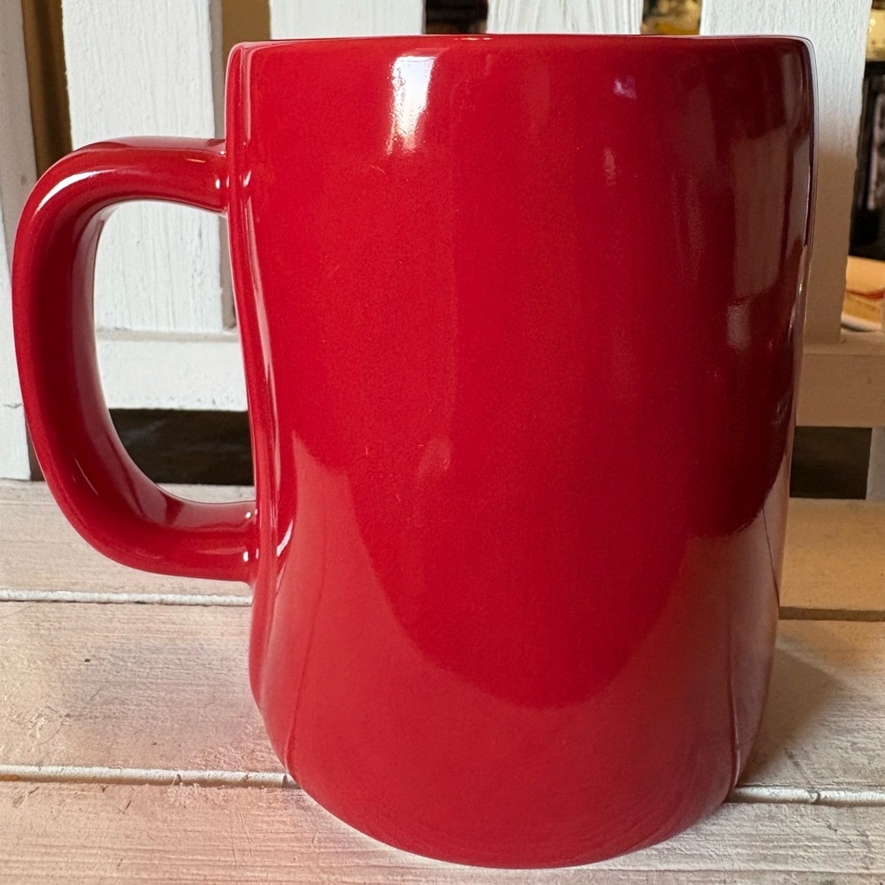 Rae Dunn Festive Red Peppermint Mocha Mug - Picture 3 of 4